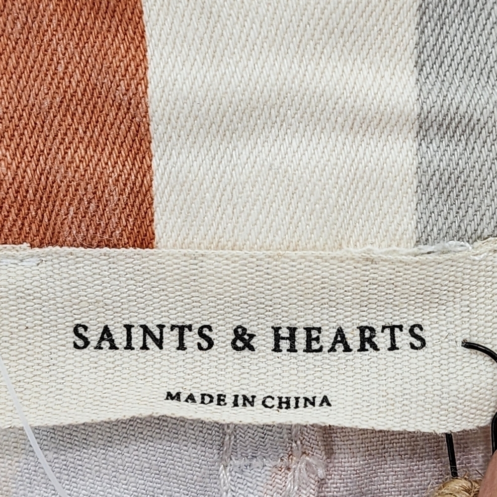 Saints & Hearts Women's Retro Amplified Stripe Flare Jeans - 2XL - Picture 4 of 9